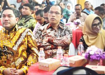 Bupati Humbahas, Dosmar Banjarnahor, hadiri acara roadshow bus KPK 2023, di Kompleks Tapian Daya, Jalan Gatot Subroto Medan, Kamis (26/10/2023).