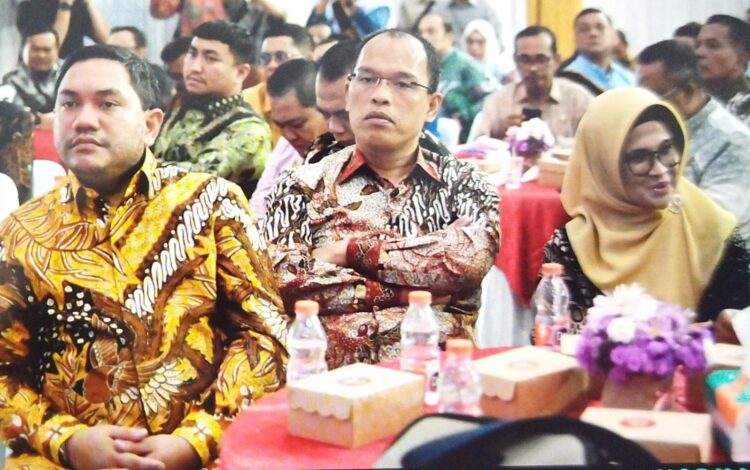 Bupati Humbahas, Dosmar Banjarnahor, hadiri acara roadshow bus KPK 2023, di Kompleks Tapian Daya, Jalan Gatot Subroto Medan, Kamis (26/10/2023).
