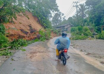 - Bencana longsor terjadi di Dusun Tahuis, Desa Hauagong, Kecamatan Pakkat, Kabupaten Humbang Hasundutan (Humbahas), Selasa (21/11/2023), sekitar pukul 06.30 WIB.
