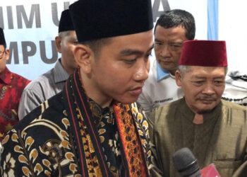 Foto: Gibran Rakabuming temui kiai di Lampung (Firda/detikcom)