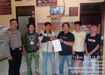 Terlapor dan korban sepakat berdamai di Polsek Siantar Barat.