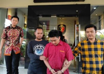 Foto: Pelaku sindikat jual beli ginjal berinisial MM saat ditangkap. (Istimewa)