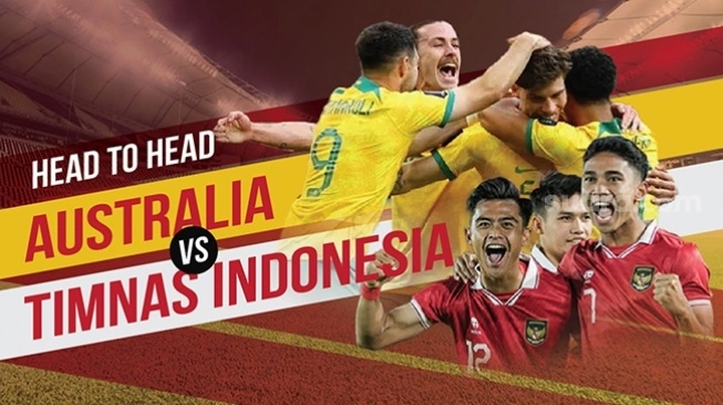 Ilustrasi prediksi pertandingan Timnas Indonesia vs Australia dalam laga 16 besar Piala Asia 2023, Minggu (29/1/2024) malam. (Dok. Suara.com).
