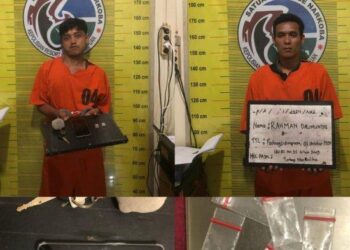 Dua pengedar narkoba diamankan Polres Padangsidimpuan. IST