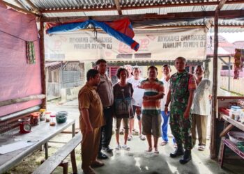 Bhabinkamtibmas Kelurahan Nagahuta, Aiptu Poltak Sinambela, selesaikan masalah penganiayaan melalui problem solving.