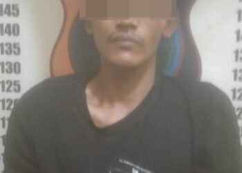 Foto pelaku pencurian yang diamankan Polsek Siantar Martoba.