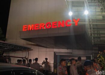 Foto: Kondisi Semen Padang Hospital (SPH), Padang terkini usai ledakan sore tadi. (M Afdal Afrianto/detikSumut)