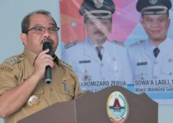 Foto: Wali Kota Gunungsitoli Lakhomizaro Zebua meninggal dunia (Dok. Pemko Gunungsitoli)