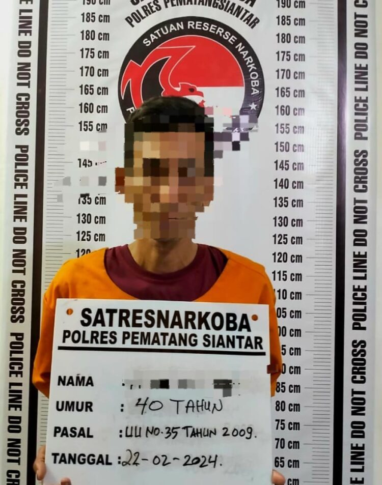 Foto pelaku HA yang dimankan Polisi.