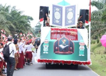 Pawai Kenderaan Hias dan Ormas Islam semarakkan MTQ Ke 50 Tingkat Kabupaten Simalungun Tahun 2024.