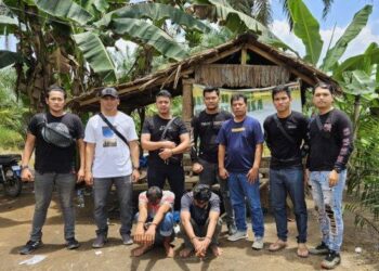 Satuan Narkoba Polres Simalungun menangkap dua pemuda saat penggerebekan gubuk terpencil di Huta II Nagori Pulu Pitu Marihat, Kecamatan Ujung Padang, Kabupaten Simalungun, Rabu (6/3/2024).