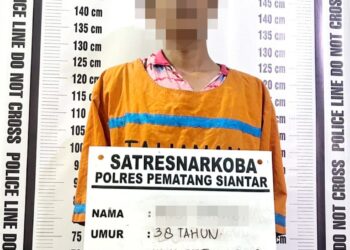 Foto pelaku yang diamankan Polisi.