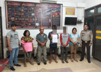 Unit Reskrim bersama SPKT Polsek Siantar Utara selesaikan perkara pencurian melalui problem solving, pada Rabu (13/3/2024) malam, pukul 23.00 WIB.