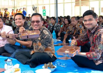 Perdana di Lapas Kelas IIA Pematangsiantar, punggahan bersama seluruh Warga Binaan.