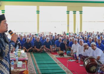 Lapas Kelas IIA Pematangsiantar Kanwil Kemenkumham Sumut adakan peringatan Isra Miraj 1445 H bersama dengan Warga Binaan Pemasyarakatan (WBP) Lapas Pematangsiantar, Kamis (07/03/2024).