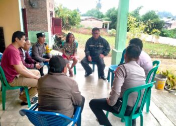 Polsek Siantar Utara tindak lanjuti surat pengaduan masyarakat Jalan Damar Laut, Kelurahan Kahaean, Kecamatan Siantar Utara, Kota Pematangsiantar, Rabu  (20/3/2024) siang, sekira pukul 11.00 WIB.