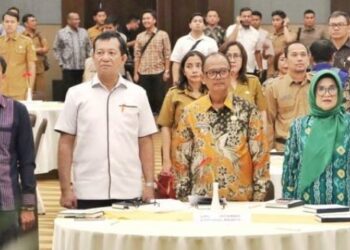 Wakil Bupati Simalungun, H Zonny Waldi menghadiri Rapat Kerja (Rakerda) Program Bangga Kencana dan Percepatan Penurunan Stunting Tingkat Provinsi Sumatera Utara (Provsu).