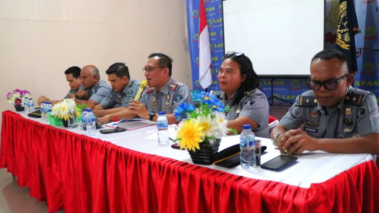 Kalapas Kelas IIA Pematangsiantar kembali ajak jajarannya untuk mematangkan persiapan pembangunan zona integritas menuju WBK tahun 2024.