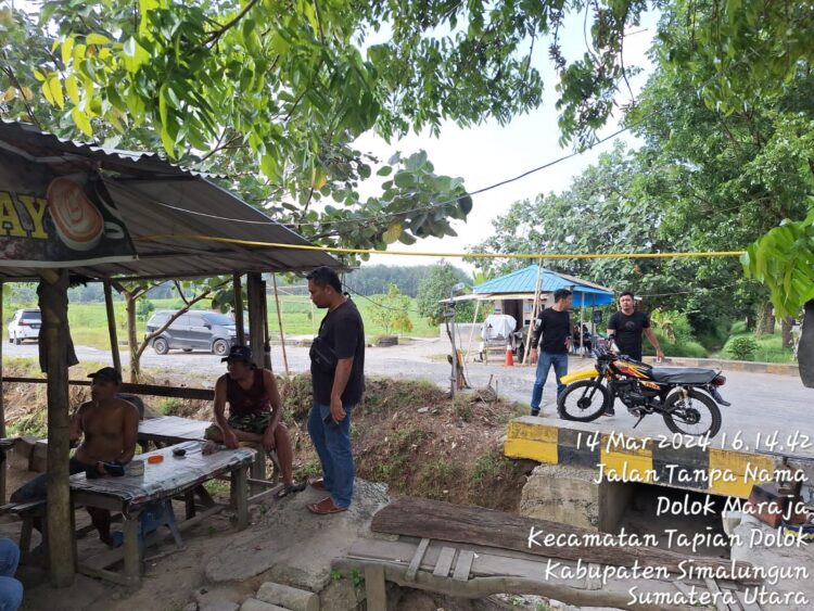 Sat Narkoba Polres Simalungun selidiki laporan peredaran Narkoba di Perkebunan Karet.