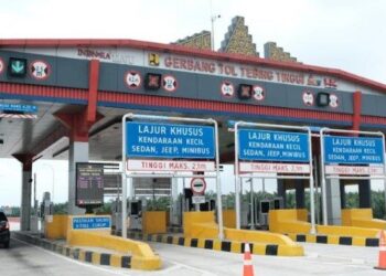 Ilustrasi Gerbang Tol Tebing Tinggi. PT Hutama Marga Waskita (Hamawas) akan membuka pintu tol Sinaksak - Serbalawan – Tebingtinggi. TRIBUN MEDAN/HO