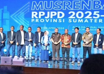 Wakil Bupati Simalungun, H Zonny Waldi, menghadiri Musyawarah Rencana Pembangunan (Musrenbang) Rencana Pembangunan Jangka Panjang Daerah (RPJPD) Provinsi  Sumatera Utara 2025 - 2045.