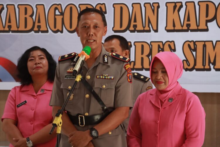 Kompol Asmon Bufitra, SH., M.H., resmi ditunjuk sebagai Kapolsek Tanah Jawa Polres Simalungun.