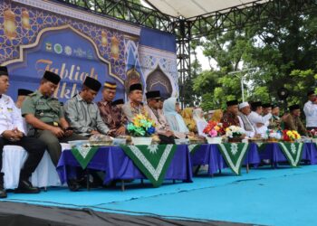 Kapolres Pematangsiantar, AKBP Yogen Heroes Baruno, S.H, S.I.K, hadiri tabligh akbar bersama 3 Ormas Islam Besar yang ada di Kota Pematangsiantar.