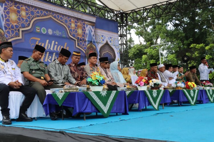 Kapolres Pematangsiantar, AKBP Yogen Heroes Baruno, S.H, S.I.K, hadiri tabligh akbar bersama 3 Ormas Islam Besar yang ada di Kota Pematangsiantar.