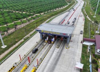 Foto: Gerbang Tol Lima Puluh (Dok. Hutama Karya)