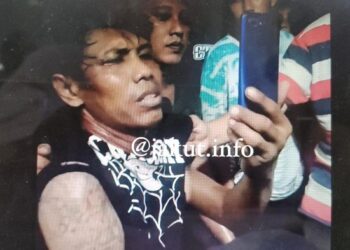 Foto: Pelaku maling motor di Koja, Jakarta Utara (Jakut) berinisial MS (44) sempat melalukan video call dengan ibunya usai tertangkap basah oleh warga. (repro/dok Ist)