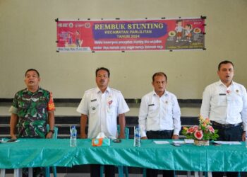 Pemkab Humbahas melalui Dinas Pemberdayaan Masyarakat Desa, Perlindungan Perempuan dan Anak (PMDP2A), melaksanakan rembuk stunting  Kecamatan Parlilitan, tepatnya di Aula Gereja Katolik Paroki St. Lusia Parlilitan, Rabu (19/6/2024).