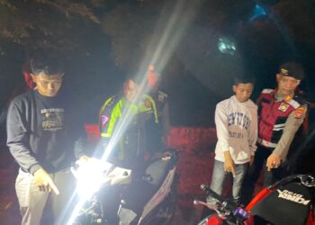 Polres Simalungun gelar Patroli Skala Besar, pada Minggu (9/6/2024) dini hari.