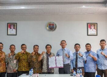 Pemkab Humbahas menandatangani perjanjian kerjasama dengan Kejaksaan Negeri (Kejari) Humbahas, di Ruang Rapat Mal Pelayanan Publik (MPP), Kamis (20/6/2024).