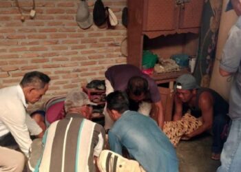 Lansia tewas dibunuh dan dirampok tetangga di Dusun V, Desa Cempedak Lobang, Kecamatan Sei Rampah, Kabupaten Serdangbedagai (Sergai), Sumatra Utara, Selasa (18/6/2024). (Foto: Dok Polsek Firdaus)