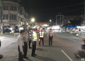 Sasaran patroli di sejumlah titik strategis.