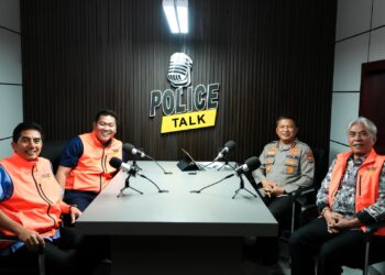 Kapolda Sumatera Utara, Irjen. Pol. Agung Setya Imam Effendi, S.H., S.I.K., M.Si, menjadi tuan rumah pada peluncuran perdana podcast "Police Talk" Bidang Humas Polda Sumut, pada Rabu (5/6/2024).