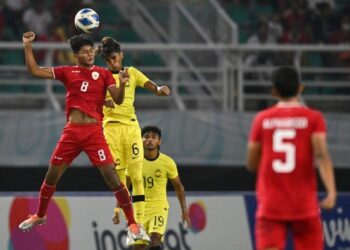 Piala AFF U-19 2024 Indonesia melawan Malaysia (Foto: ANTARA FOTO/Sigid Kurniawan)