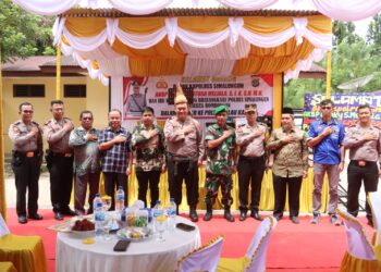 Foto bersama Kapolres Simalungun, AKBP Choky Sentosa Meliala, S.I.K., S.H., M.H disela kegiatan.