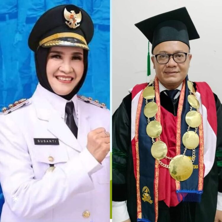 Foto dr. Susanti Dewayani dan Hendra Simanjuntak.