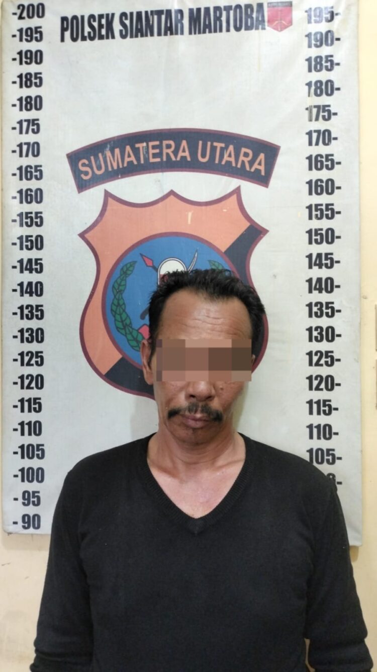 Foto pelaku yang diamankan Polisi.