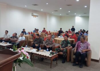 Polres Pematangsiantar hadiri Rakor Pendaftaran Bakal Paslon Walikota dan Wakil Walikota Tahun 2024, pada Sabtu (24/8/2024) pagi, sekira pukul 09.30 WIB.