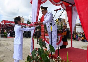 HUT Kemerdekaan ke-79 RI tahun 2024 diperingati di Kabupaten Humbang Hasundutan (Humbahas), dipusatkan di Lapangan Merdeka Doloksanggul, Sabtu (17/8/2024).