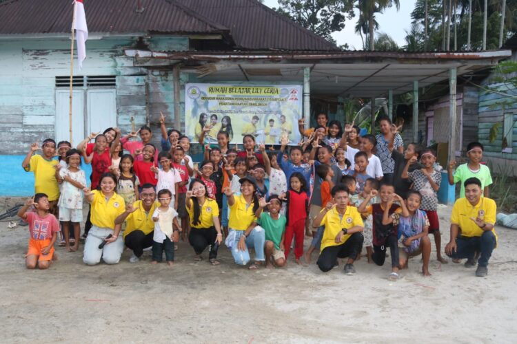 GAMPERA rayakan HUT RI Ke 79 bersama Anak-anak di Rumah Belajar Lily Ceria, pada Senin (19/8/2024).