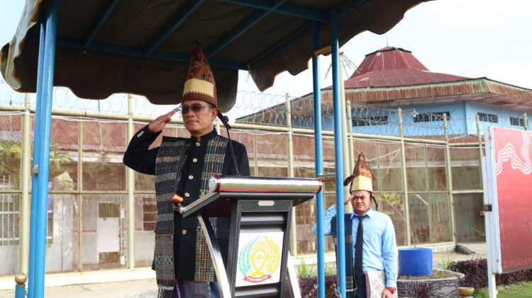 Lapas Kelas IIA Pematangsiantar laksanakan upacara peringatan HUT Republik Indonesia Ke-79.