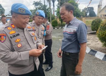 Sie Propam Polres Simalungun melaksanakan Operasi Penegakan Ketertiban dan Disiplin (Gaktibplin), di Polsek Balata, pada Selasa (6/8/2024).