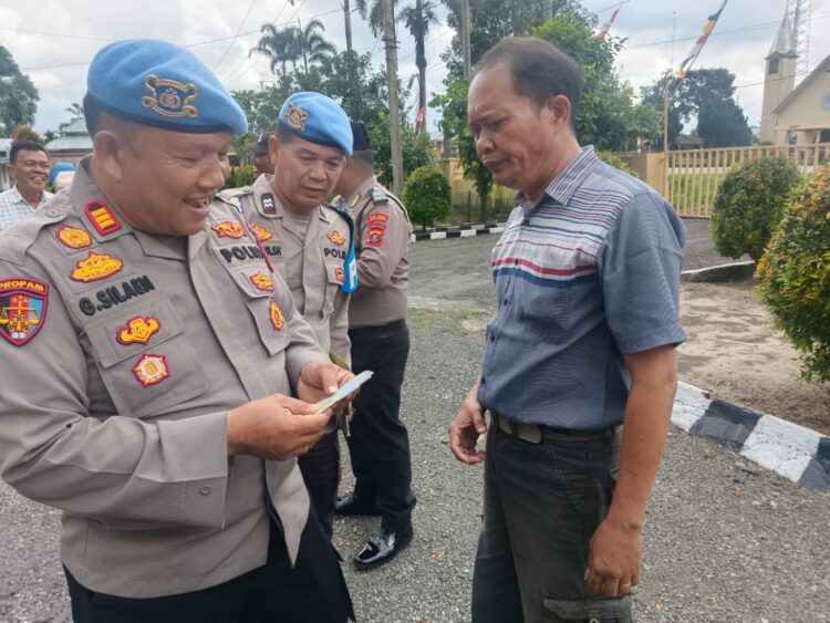 Sie Propam Polres Simalungun melaksanakan Operasi Penegakan Ketertiban dan Disiplin (Gaktibplin), di Polsek Balata, pada Selasa (6/8/2024).