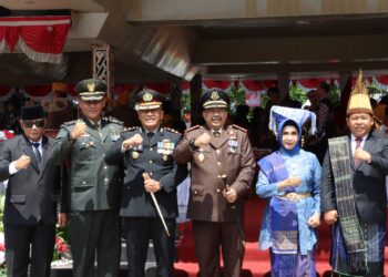 Foto bersama disela Upacara Hari Kemerdekaan RI Ke - 79.
