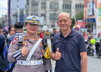 Kasat Lantas Polres Pematangsiantar, AKP Gabriellah A. Gultom SIK, MH.