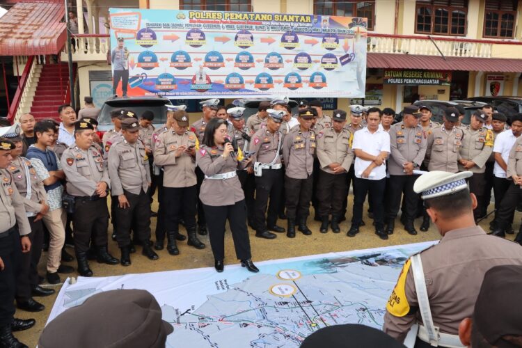 Polres Siantar siap amankan jalur Road Bike PON XXI Aceh-Sumut sepanjang 34 Kilometer.