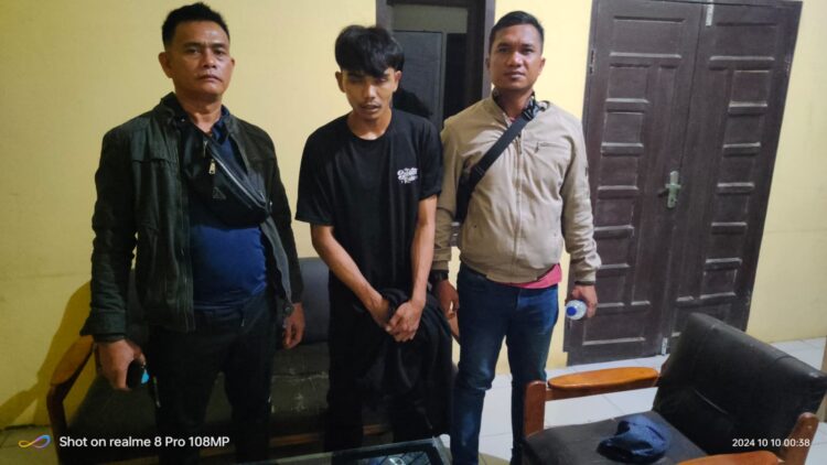 Foto pelaku yang diamankan Polsek Bosar Maligas.